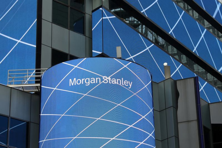 Le logo de la société financière Morgan Stanley