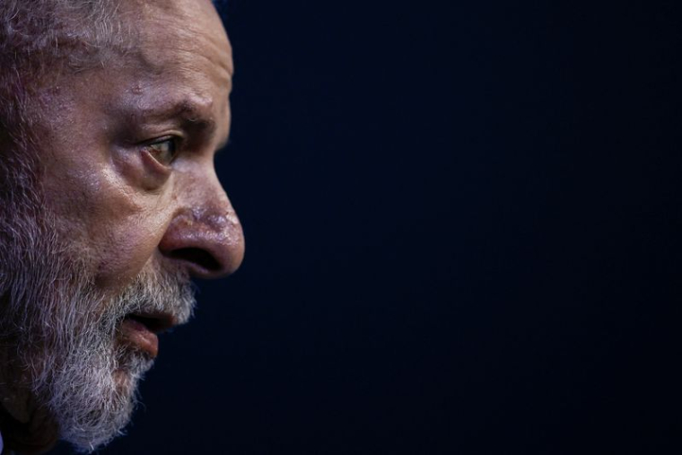 Le président brésilien Lula lors dun évènement à Brasilia