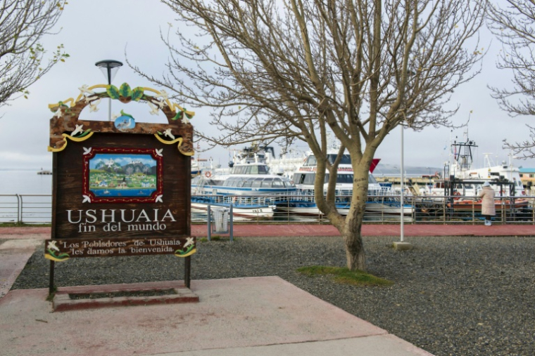 Une vue du port d'Ushuaïa, en Argentine, le 2 mai 2025 ( AFP / ALEXIS DELELISI )