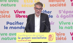 Olivier Faure place "la liberté" au cœur du projet du PS pour la présidentielle
