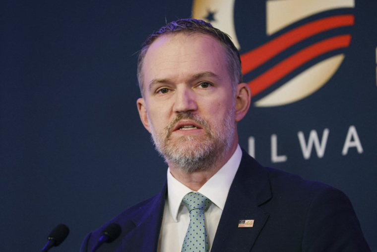 Le représentant américain au Commerce, Jamieson Greer, à Milwaukee, le 1er octobre 2026 ( AFP / KAMIL KRZACZYNSKI )
