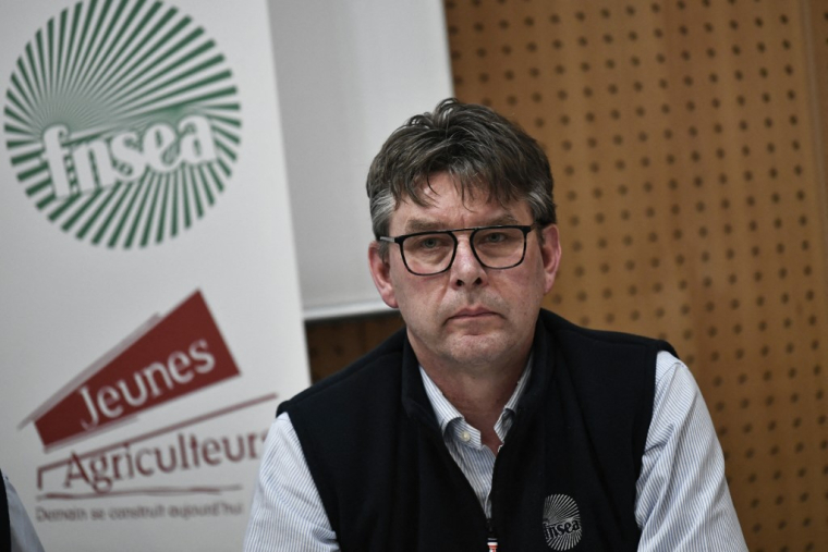 Hervé Lapie à Paris, le 1er février 2024. ( AFP / STEPHANE DE SAKUTIN )