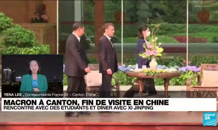 Emmanuel Macron en Chine : la guerre en Ukraine, sujet principal de la visite