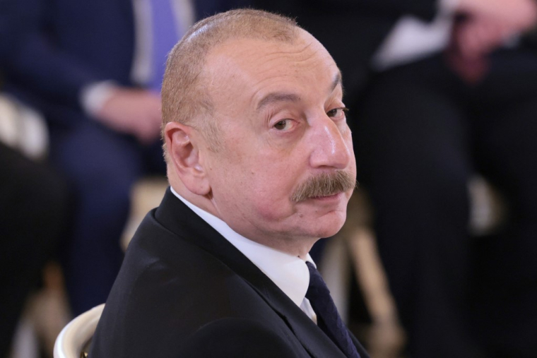 Ilham Aliev à Moscou, en Russie, le 25 mai 2023. ( SPUTNIK / MIKHAIL METZEL )