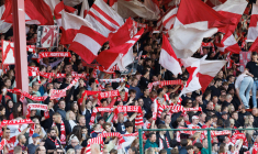 Le tifo de Noël original des supporters de Courtrai