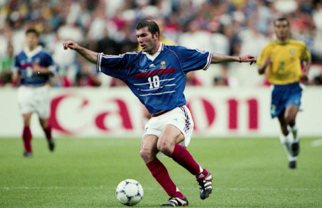 Zinedine Zidane of France during the Soccer World Cup Final between Brazil and France on July 12 1998 in Paris Saint Denis, France. Photo : Eric Renard / Onze / Icon Sport  - Photo by Icon Sport