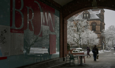 Le campus de l'université Brown, à Providence (Rhode Island), le 14 décembre 2025 ( AFP / Bing Guan )