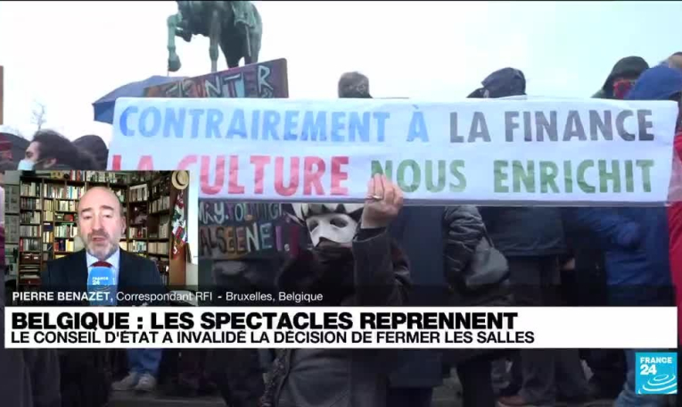 Belgique : le Conseil d'Etat invalide la fermeture des salles, les spectacles reprennent