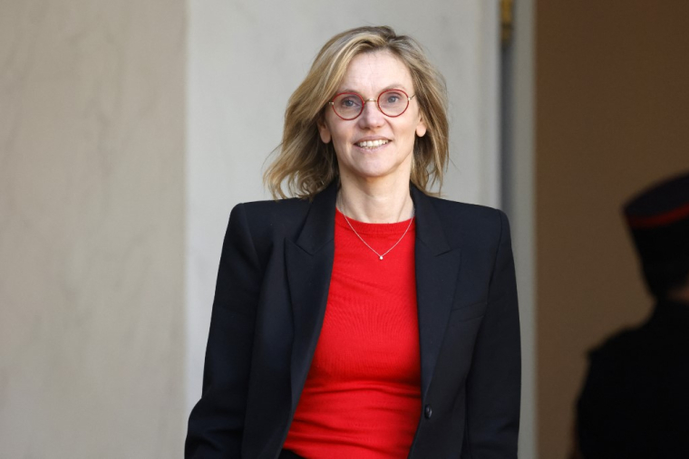 Agnès Pannier-Runacher à Paris, le 5 mars 2025. ( AFP / LUDOVIC MARIN )