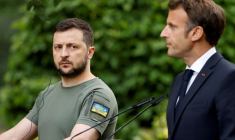 UKRAINE: MACRON FAIT PART À ZELENSKY DE SA PRÉOCCUPATION FACE AU RISQUE NUCLÉAIRE