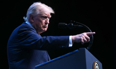Donald Trump, à Ankara, le 8 juillet 2026 ( AFP / SAUL LOEB )