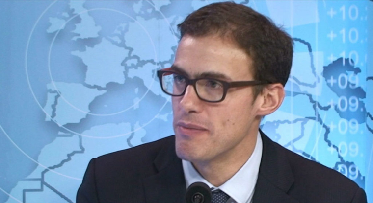 Thomas Kuhn, directeur général de Poxel, sur le plateau du Revenu TV, en 2015. (© Le Revenu)