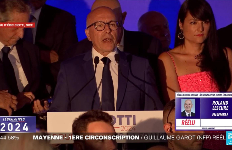 "Dans notre ville, nous sommes le rempart à l'extrême gauche", affirme Éric Ciotti