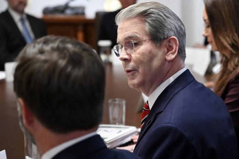 Scott Bessent à Washington, aux États-Unis, le 26 août 2025. ( AFP / MANDEL NGAN )