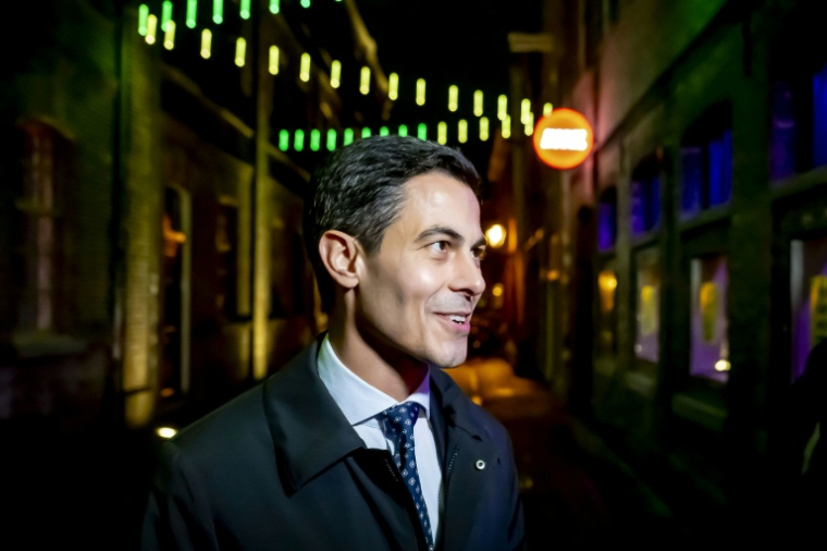 Rob Jetten à Leiden le 29 octobre 2025, aux Pays-Bas ( ANP / Robin Utrecht )