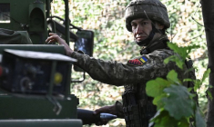 Un militaire ukrainien près de la ville de Pokrovsk