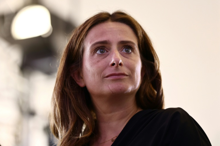 La cheffe des Ecologistes et candidate à la présidentielle, Marine Tondelier, le 21 août 2026 à Saint-Martin-d'Hères, en Isère ( AFP / Alex MARTIN )