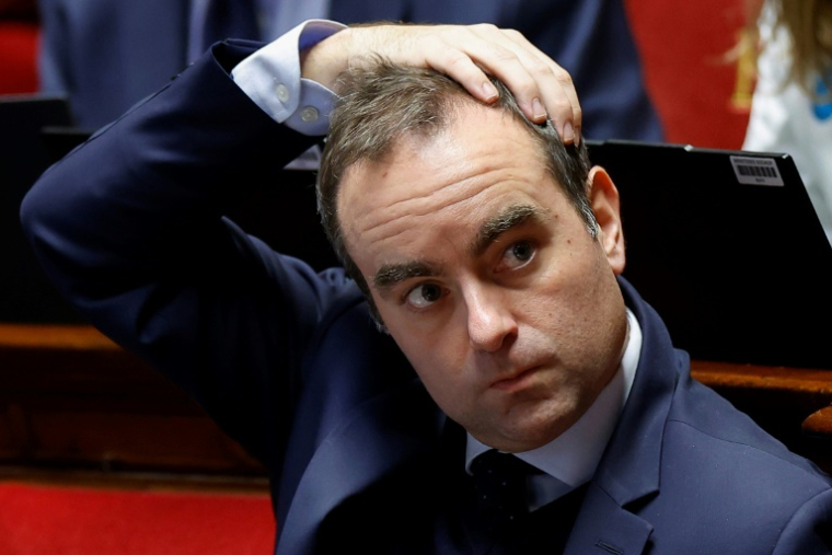 Le Premier ministre Sébastien Lecornu, le 5 décembre 2025 à l'Assemblée nationale, à Paris ( AFP / Ian LANGSDON )
