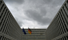 Le siège du Service fédéral de renseignement allemand (BND) à Berlin le 19 mai 2020 ( AFP / John MACDOUGALL )