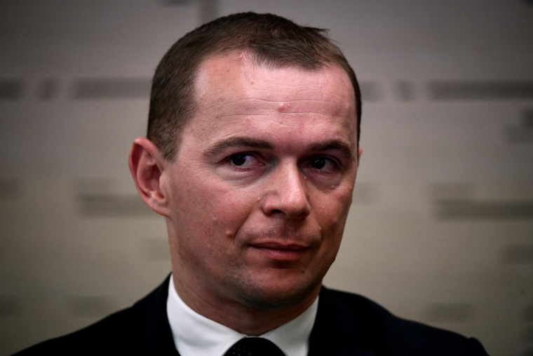 Olivier Dussopt, le 9 septembre 2022, à Tarbes ( AFP / Valentine CHAPUIS )