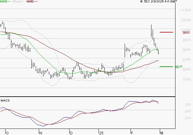ALTEN : Une consolidation vers les supports est probable