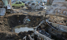 Après une attaque aérienne russe à Odessa, en Ukraine, le 21 novembre 2025 ( AFP / Oleksandr GIMANOV )