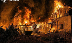 Conséquences d'une attaque de drone russe dans la région d'Odessa