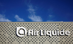Le logo d'Air Liquide est visible à Paris