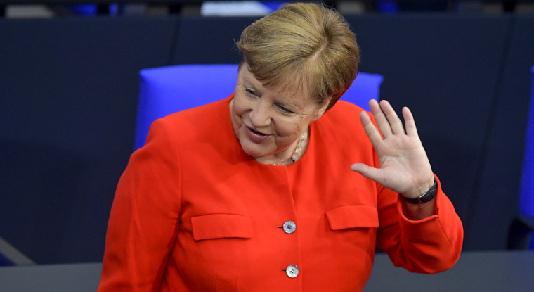 Angela Merkel a pris la présidence de l’Union européenne le 1er juillet. (© AFP)
