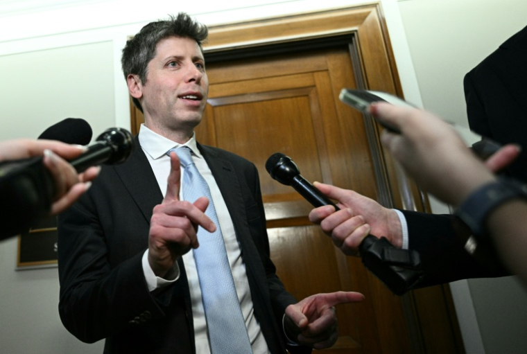 Le patron d'OpenAI Sam Altman à Washington, le 3 juin 2026 ( AFP / Brendan SMIALOWSKI )