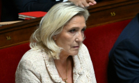 La présidente du groupe RN à l'Assemblée nationale, Marine Le Pen, le 8 septembre 2025, à Paris ( AFP / Bertrand GUAY )