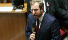 Antoine Armand à Paris, le 22 octobre 2024. ( AFP / ALAIN JOCARD )