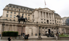 La Banque d'Angleterre, le 7 août 2025 à Londres ( AFP / Niklas HALLE'N )