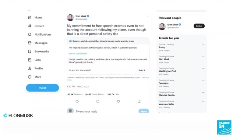 Elon Musk suspend des journalistes sur Twitter et provoque un tollé