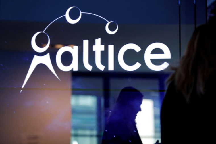 Photo d'archive du logo d'Altice