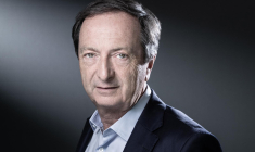 Michel-Edouard Leclerc, le 24 mars 2021. ( AFP / JOEL SAGET )