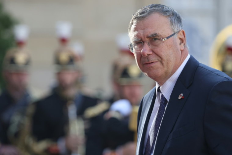 Le PDG de TotalEnergies Patrick Pouyanné à l'Elysée, le 20 juillet 2026, à l'occasion d'un dîner en l'honneur du président gabonais Brice Clotaire Oligui Nguema ( AFP / Ludovic MARIN )
