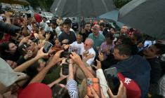 Le président du Brésil Luiz Inácio Lula da Silva, lors du second tour de l’élection présidentielle à Sao Bernardo do Campo, dans l’État de Sao Paulo, au Brésil, le 25 octobre 2026 ( AFP / NELSON ALMEIDA )