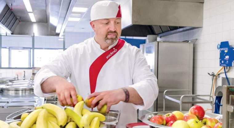 Le titre du spécialiste de la restauration collective perd 29% sur un an. (© Sodexo)