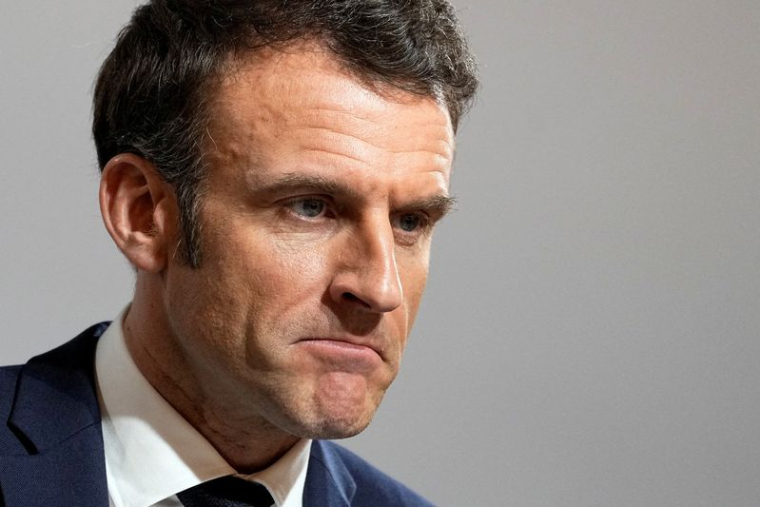 Le président Emmanuel Macron à Paris