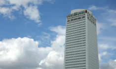 Vue de la Tour Pleyel, le 16 mai 2024 à Saint-Denis ( AFP / Thomas SAMSON )