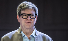 Yann LeCun, le 23 janvier 2025, à Davos ( AFP / FABRICE COFFRINI )