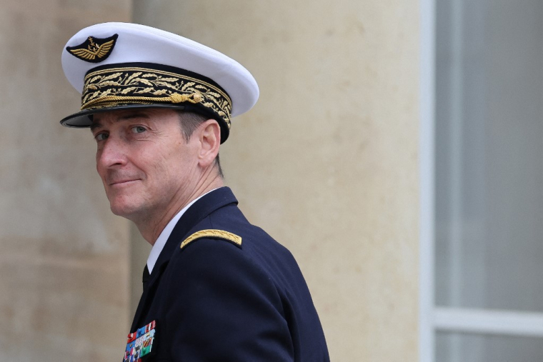 Le général Fabien Mandon, à l'Elysée, le 19 novembre 2025 ( AFP / LUDOVIC MARIN )