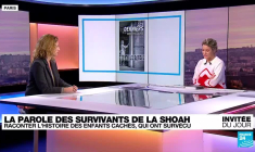 Sophie Nahum, auteure, recueille le "message d'alerte" des derniers survivants de la Shoah