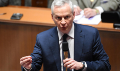 Bruno Le Maire, le 28 février 2023, à Paris ( AFP / BERTRAND GUAY )