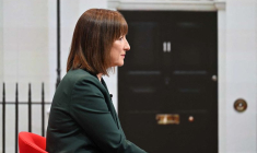 La ministre britannique des Finances Rachel Reeves lors d'une émission TV