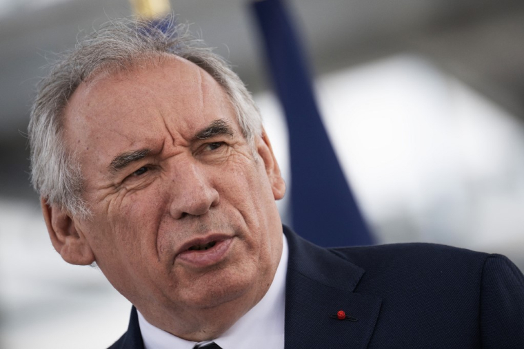 François Bayrou à Marseille, le 5 mai 2025. ( AFP / MIGUEL MEDINA )