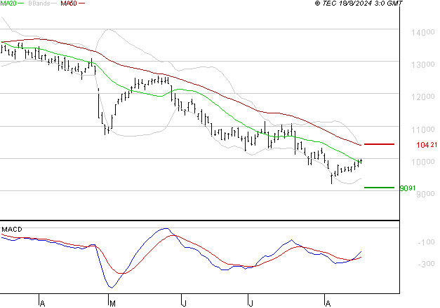ALTEN : Attendre un test du support