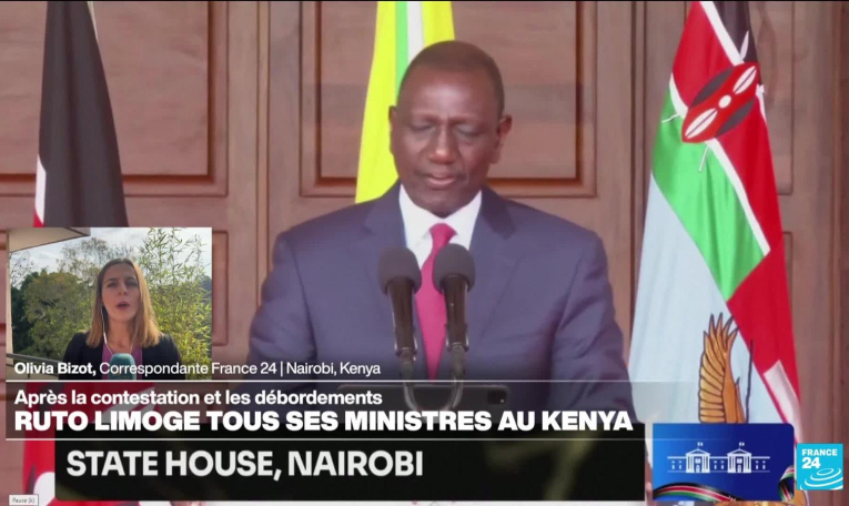 Le président kenyan limoge la quasi-totalité du gouvernement : "Une énorme victoire pour les jeunes"