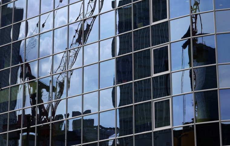 Chantiers de construction dans le centre de Francfort